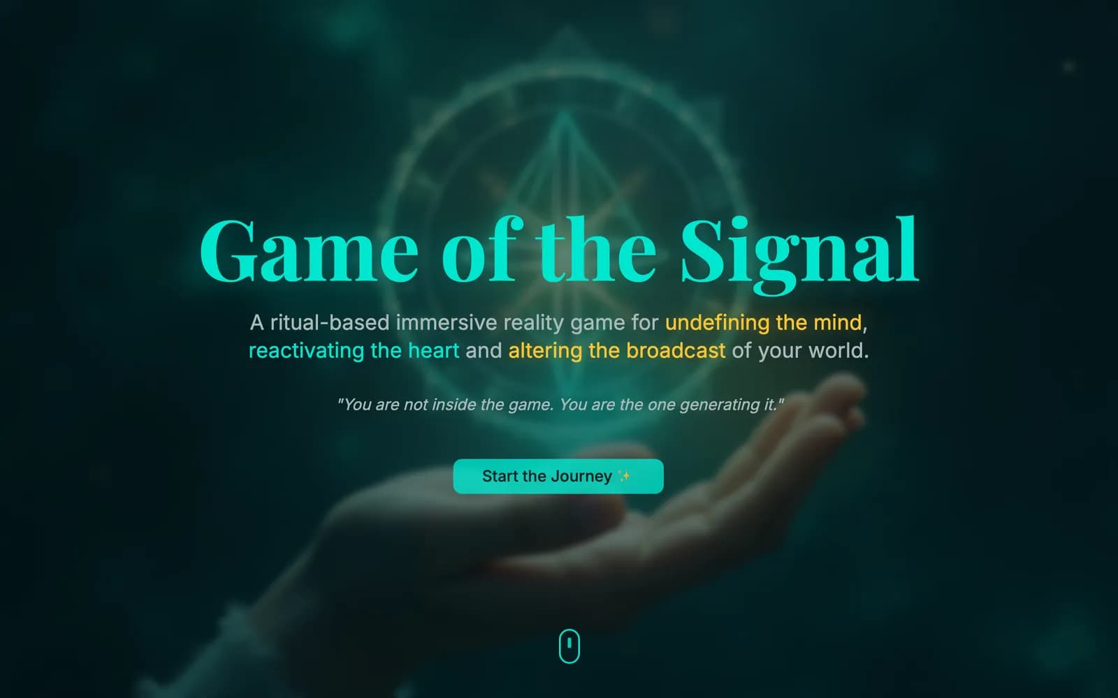 Game of the Signal website built by Get My Website Built