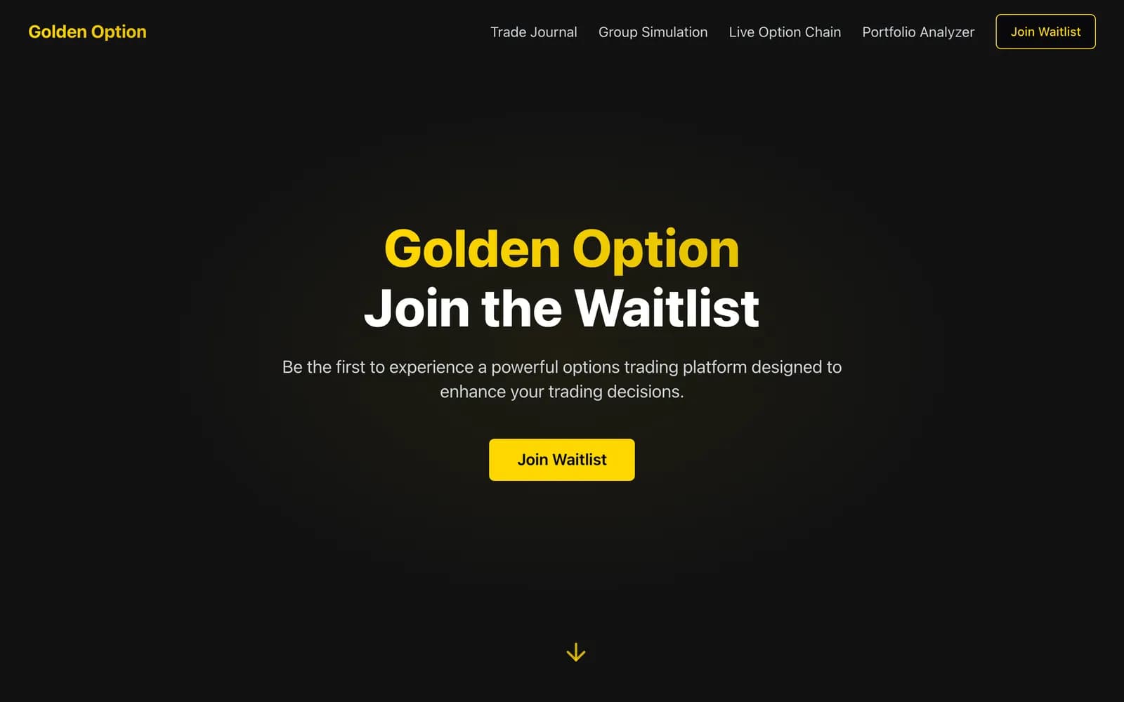 Golden Option website built by Get My Website Built