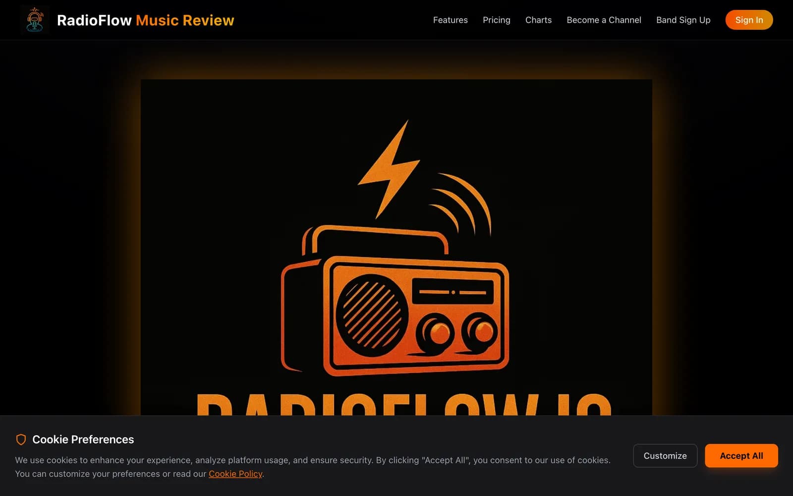 RadioFlow website built by Get My Website Built